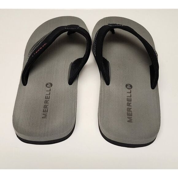Merrell Black Aurora Red Merrell Performance Footwear 11 Flip Flops sandals - Picture 4 of 6